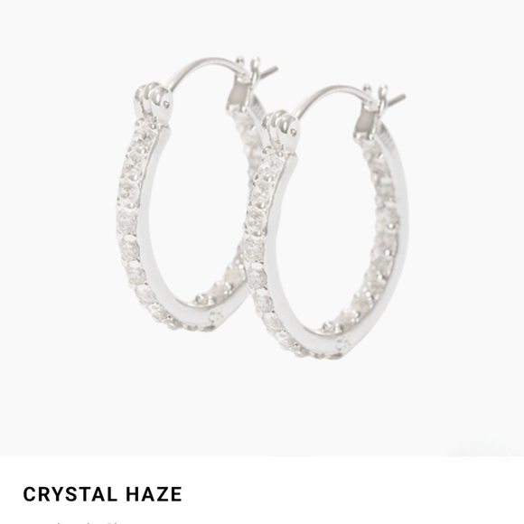 crystal Haze Jewelry - Crystal Haze Mini Serena Hoop Earrings